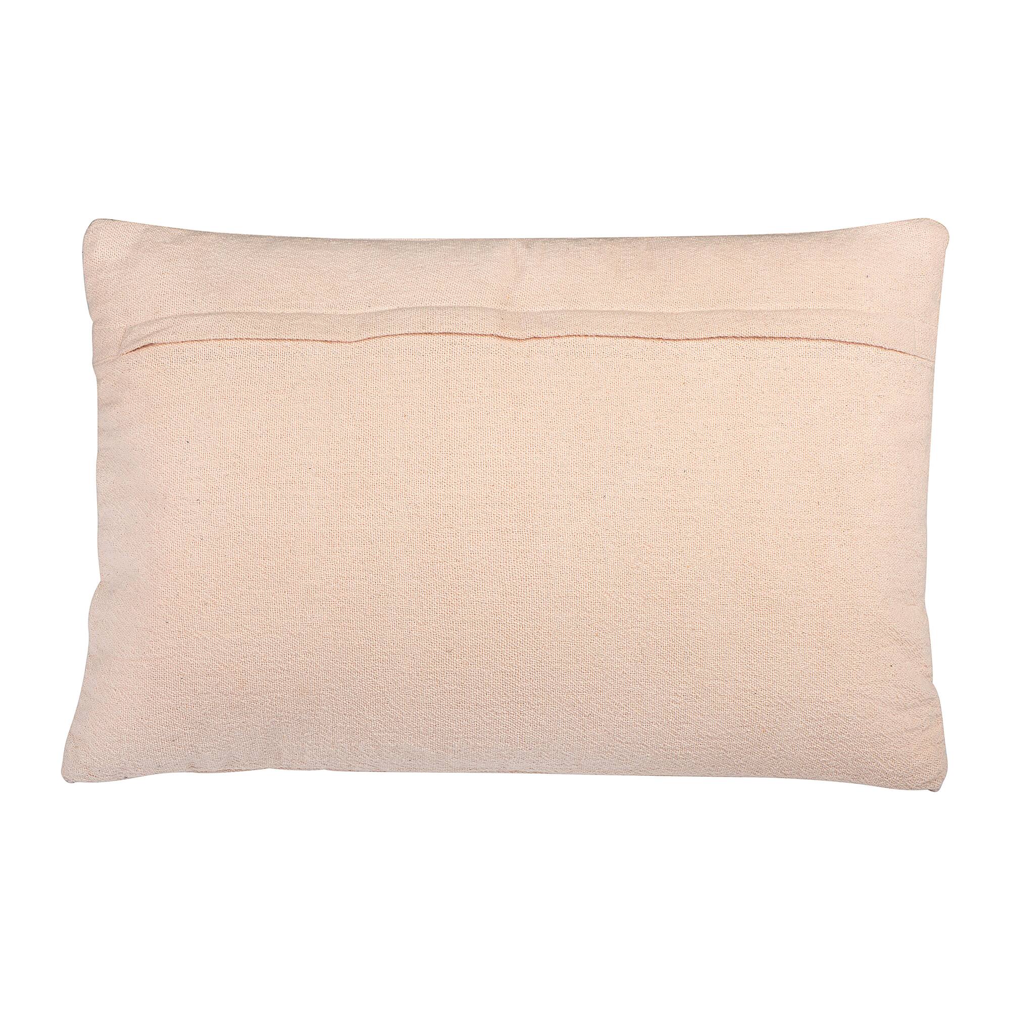 Hello Honey® Embroidered Cotton Geometric Lumbar Pillow